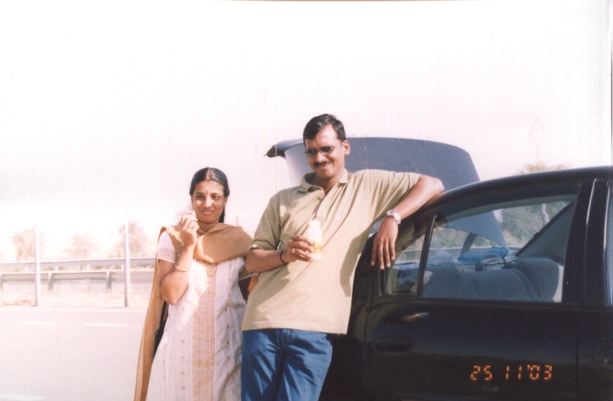 Went to Alin(an Hill station) in UAE,(2003)